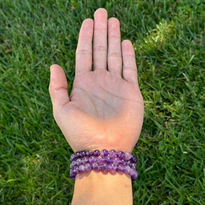 Amethyst Bracelet 8mm