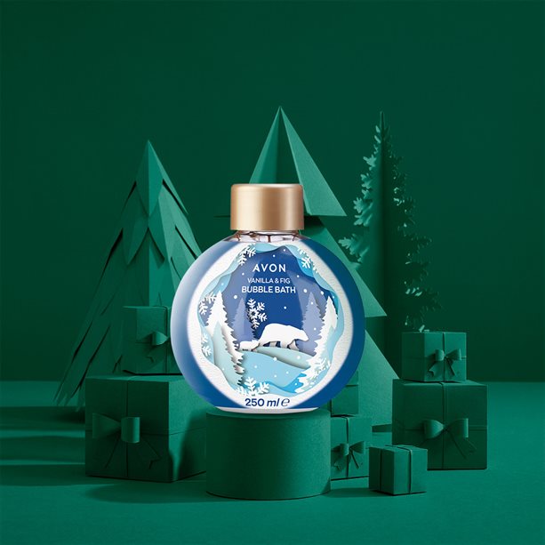 Avon Senses Bauble Vanilla & Fig Bubble Bath - 250ml
