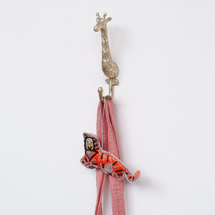 Baby Gloria Giraffe Wall Hook - Recycled Brass