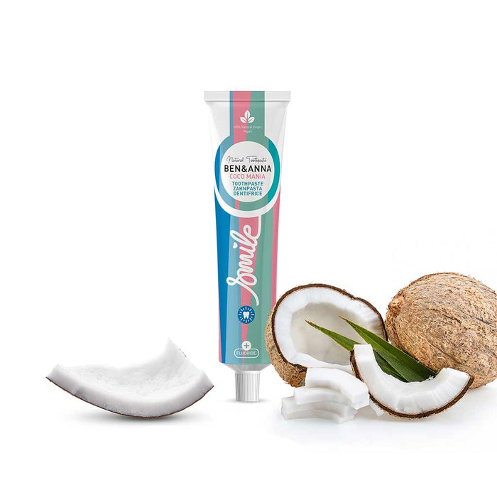 Ben & Anna Toothpaste Hammastahna Alumiinituubissa Coco Mania 75ml