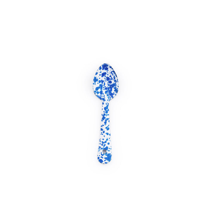 Blue Splatter Enamelware Spoon