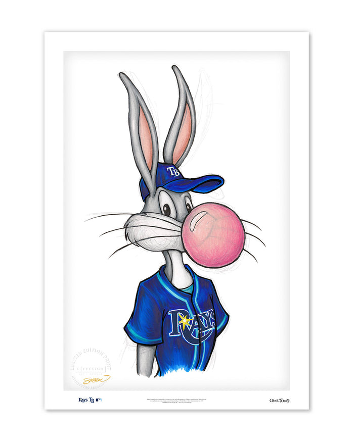 Bubblegum Bugs x MLB Tampa Bay Rays Art Print