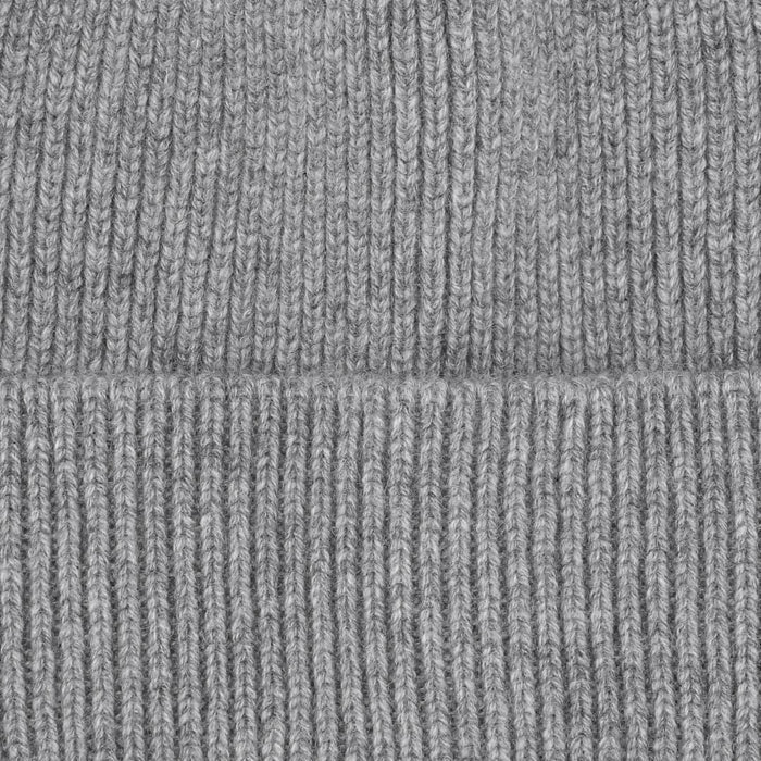 Cashmere rib hue i lysegrå
