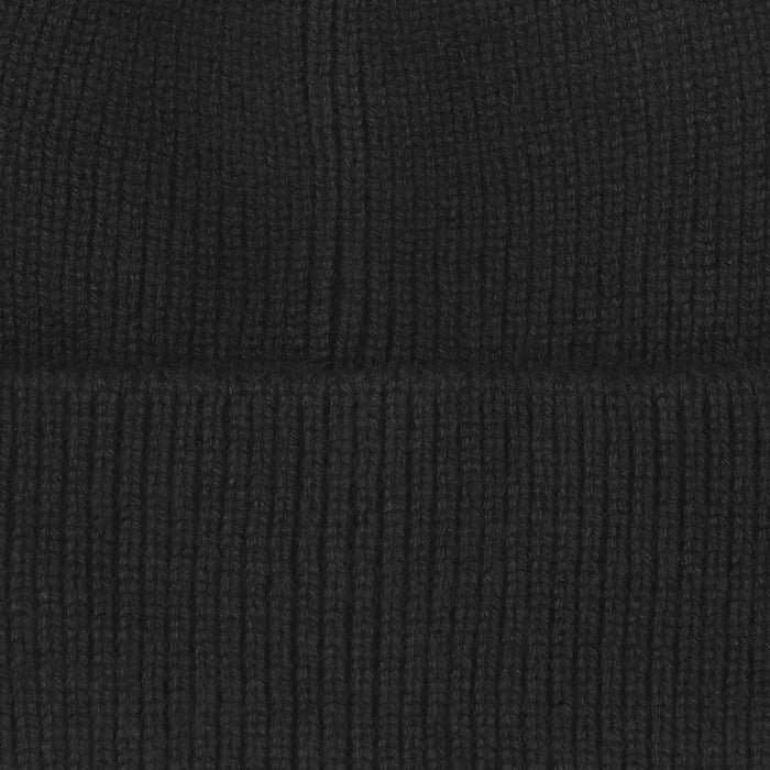 Cashmere rib hue i sort