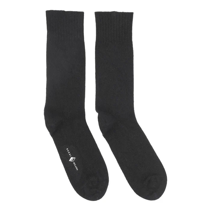 Cashmere strømper til mænd sort