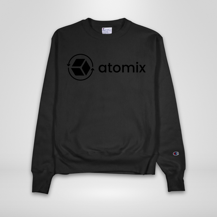 Champion Sweatshirt with Black Logo (Pre-Order)