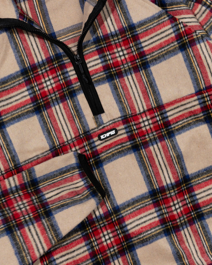 Checkline Raglan 1/2 Zip - Beige
