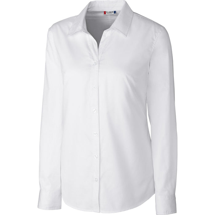 Clique Women's Avesta Long Sleeve Stain Resistant Twill