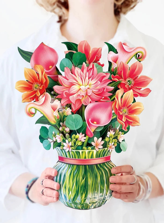 Dear Dahlia Pop-Up Flower Bouquet Card