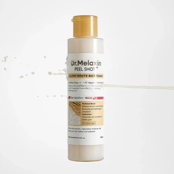 Dr.Melaxin Peel Shot Glow Rice Toner 200 mL