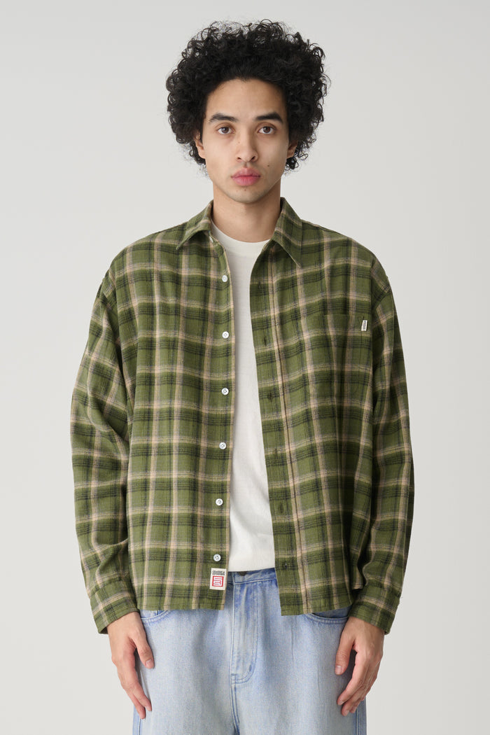 Duty Plaid Long Sleeve Shirt - Forest