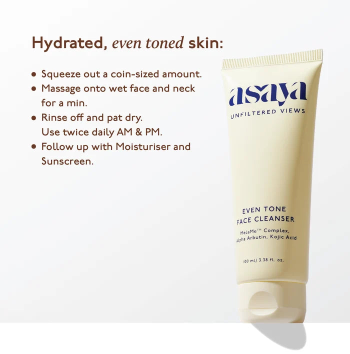 Even Tone Face Cleanser - Face Wash for Dark Spots and Marks