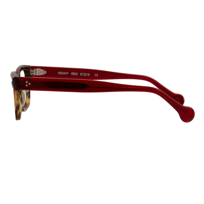 EyeOs - Kenny - REG - Red / Havana - Rectangle - Zyl - Acetate - Plastic - Reading Glasses