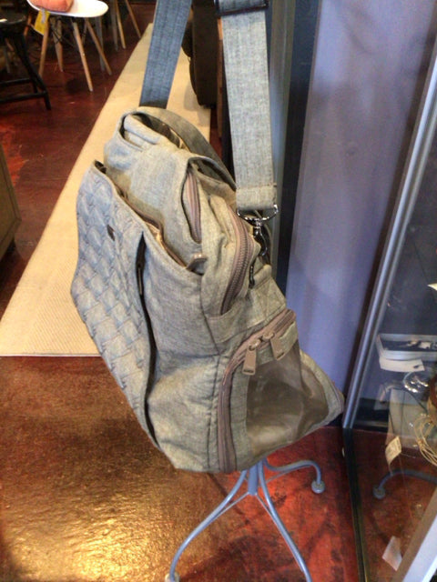 Fabric Gray Luggage