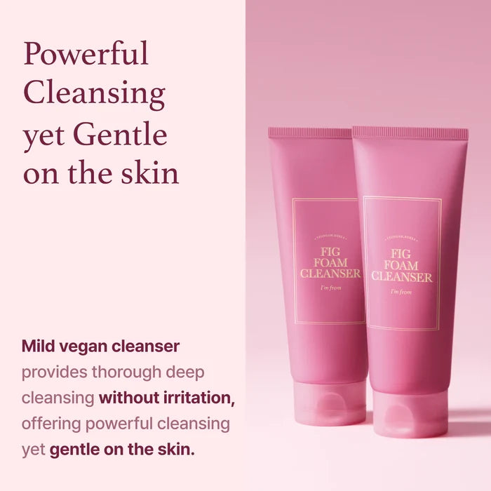 I'M FROM Fig Foam Cleanser غسول البشرة الرغوي بالتين من ام فروم