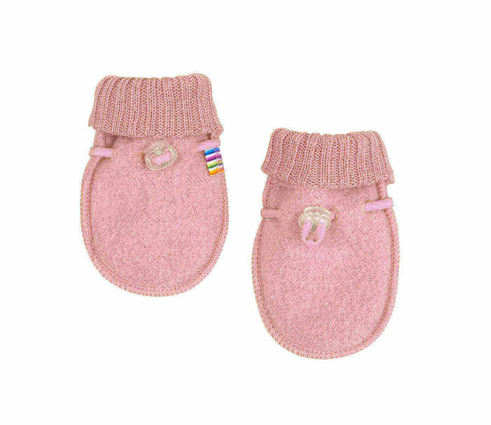 Joha OEKO TEX® børstet uld luffer, 100% merino uld i beige til børn hos Scandinaivanlux.com