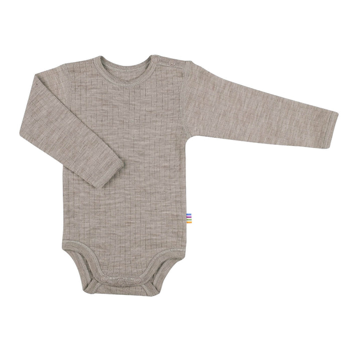 Joha uld langærmet body beige
