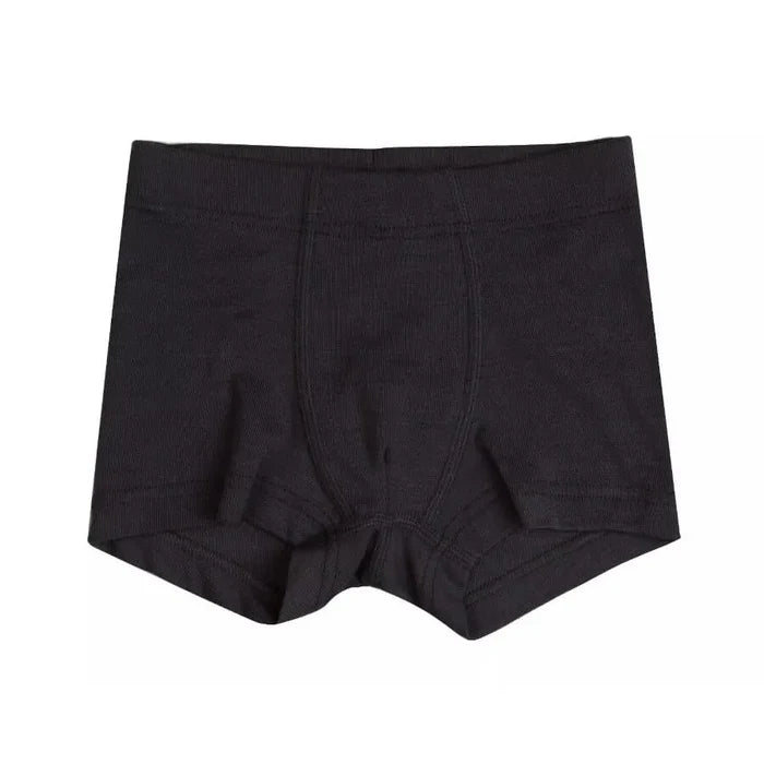 Joha uld-silke boxershorts sort-0