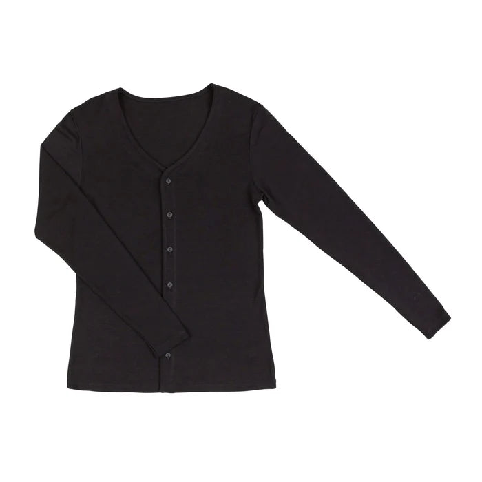 Joha uld silke cardigan sort