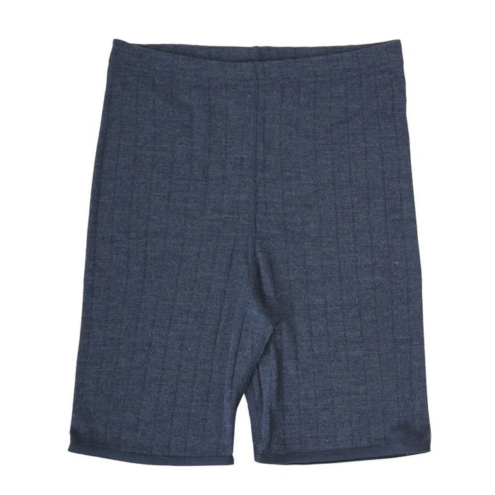 Joha uld silke shorts blå
