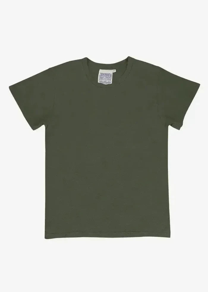 Jungmaven - Lorel Tee Shirt - Olive Green-Jungmaven-treehaus