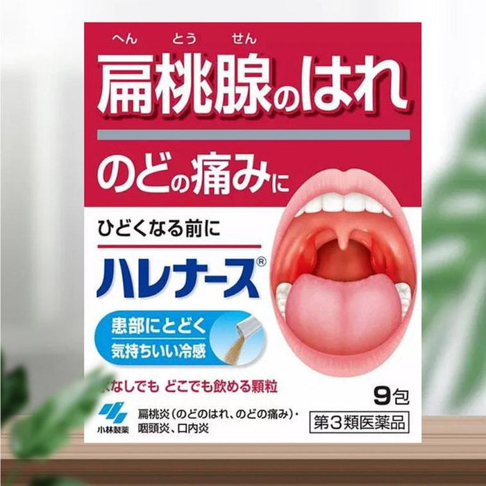 Kobayashi Medicine For Throat Pain And Swelling 9 pcs