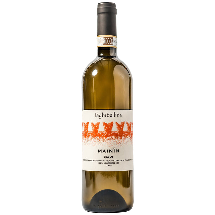 La Ghibellina Gavi Mainin 2022 white wine bottle with label