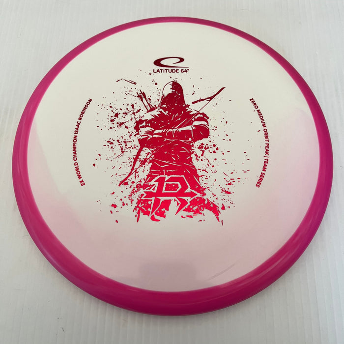 Pink Orbit with a White Plate/Hot Pink Stamp/173g