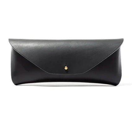 Lucas De Stael - Eyeglass Case - Black Leather - Size Large