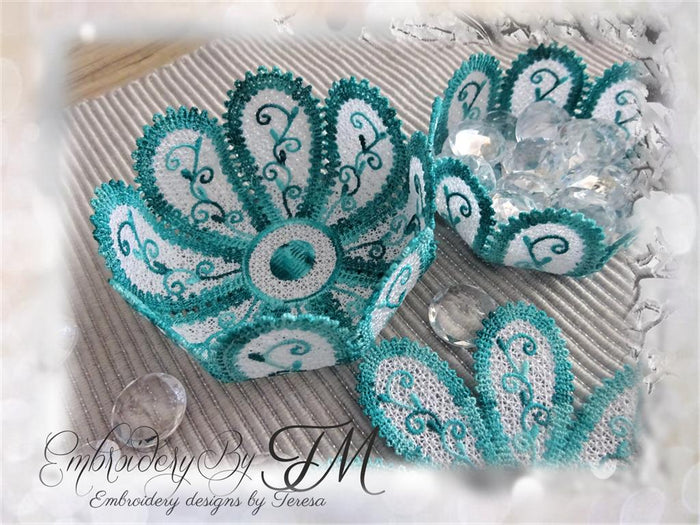 Mini bowl and coaster FSL / 6x10 and 5x7 hoop