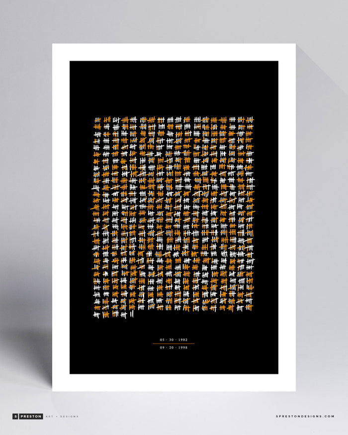 Minimalist Ironman Art Print - Baltimore Orioles - S. Preston
