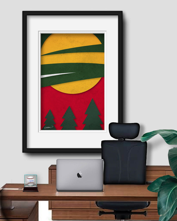 Minimalist Minnesota Wild Art Print