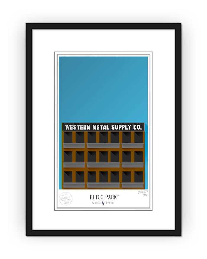 Minimalist Petco Park Art Print