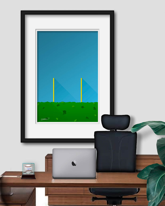 Minimalist Sanford Stadium Art Print