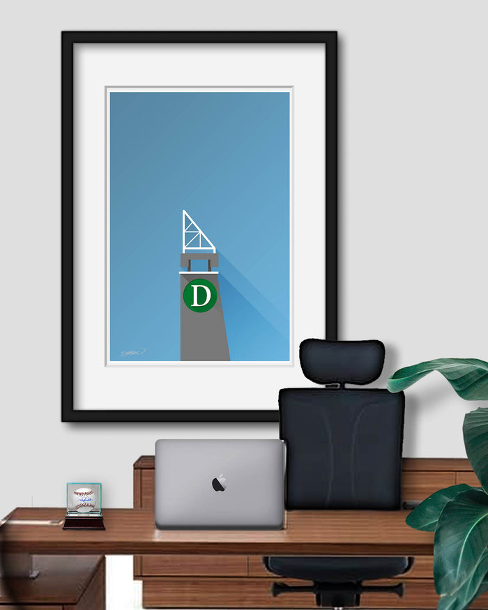 Minimalist Three River Stadium Art Print