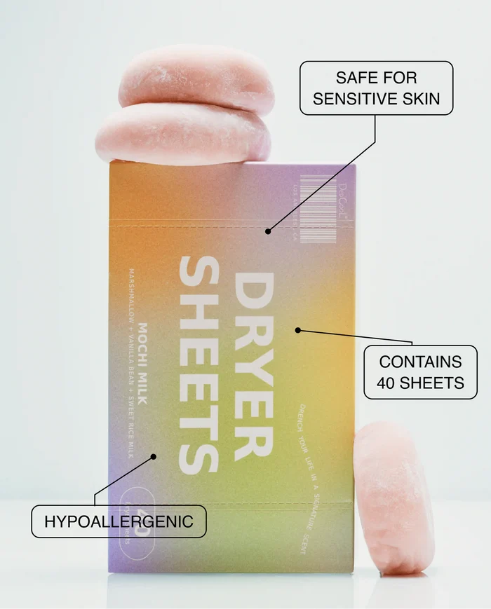 DEDCOOL-Mochi Milk Dryer Sheets-Home-182-The Detox Market |