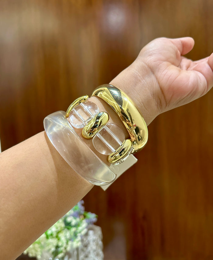 Modern Resin Bangle Stack Set Of 3 RB 04