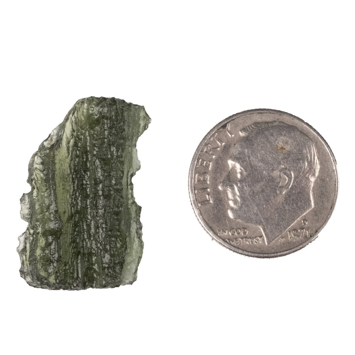Moldavite 2.43 g 22x14x6mm - InnerVision Crystals