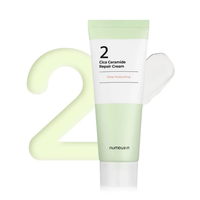 NUMBUZIN No.2 Cica Ceramide Repair Creamكريم السيكا والسيراميد لترطيب وتهدئة البشرة
