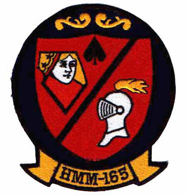 Officially Licensed USMC HMM 165-White Knights Patch