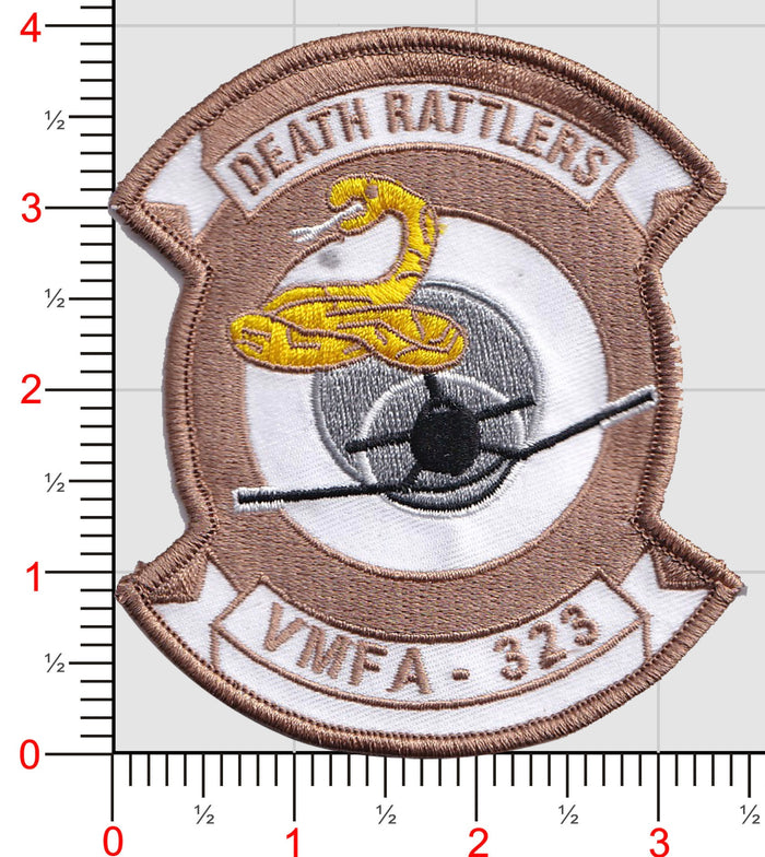 Officially Licensed USMC VMF(AW)-323 Death Rattlers Patch