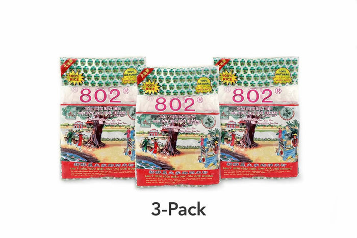 Oldman Que Huong bun 802 rice vermicelli noodle thin vietnamese rice stick 3 pack