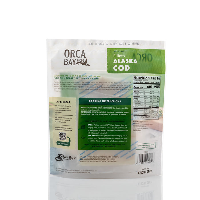 Orca Bay Alaskan Cod Fillet 284g