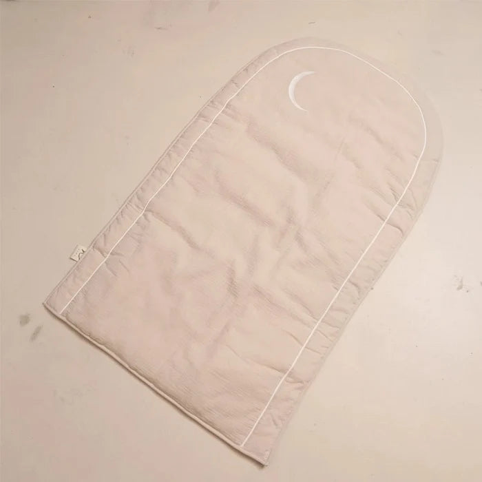Girls’ Cotton Prayer Mat - Organic Cotton, Ages 7–12 - Taupe