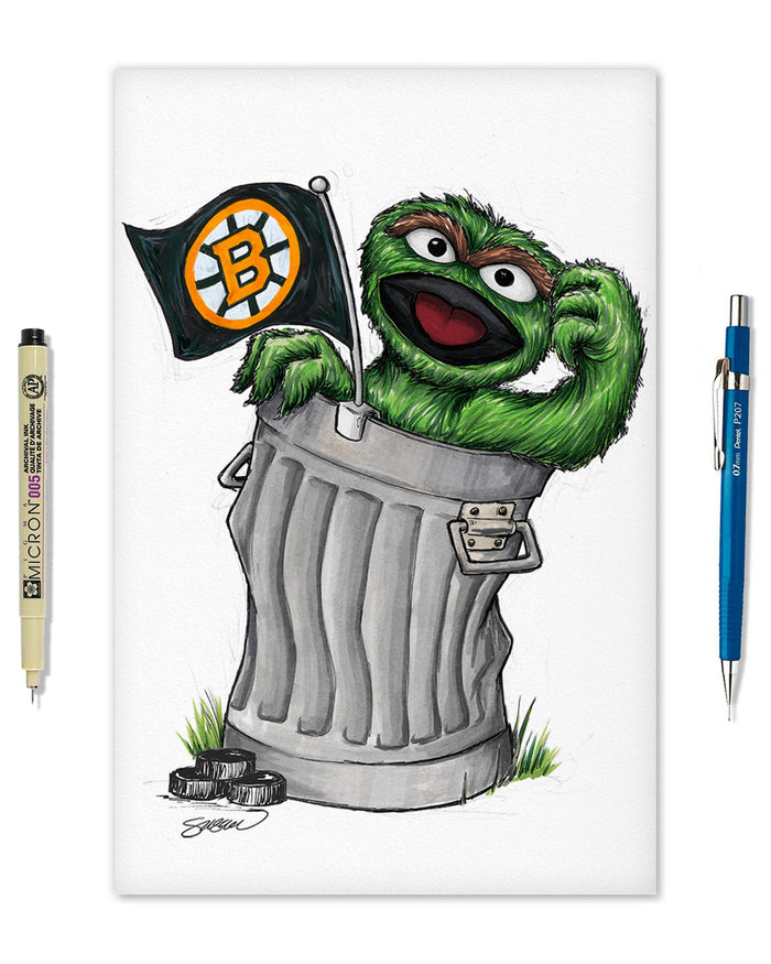 Oscar Rep Your Colours x NHL Bruins Limited Edition Art Print