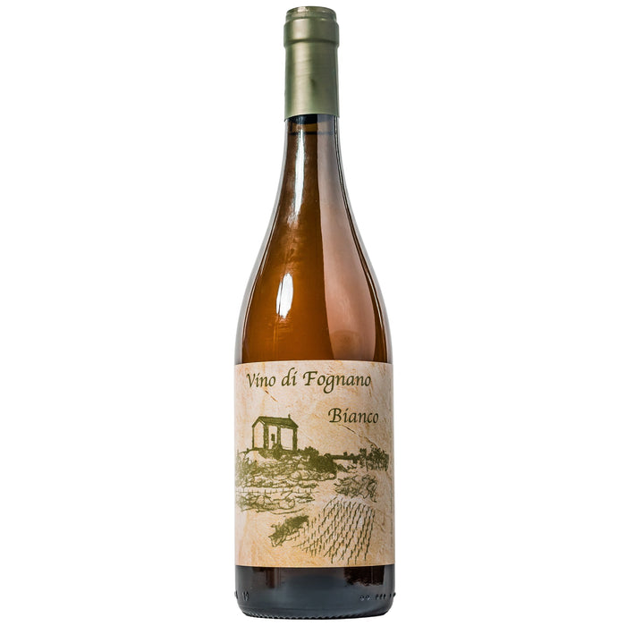 Paolo Foppiani white wine bottle with front label, vintage 2021