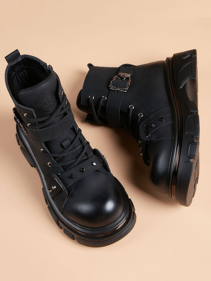 Handcrafted Genuine Leather Men's Boots - product view 5