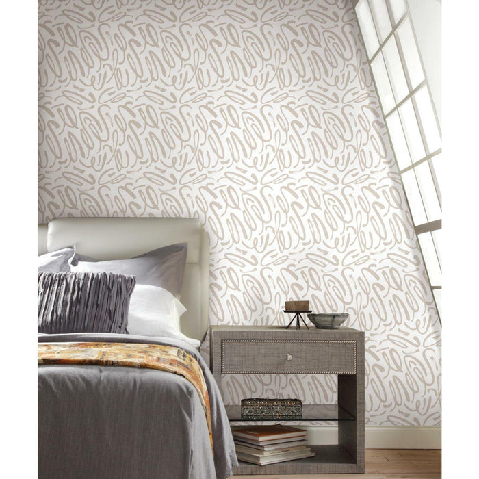 Taupe, White / Roll