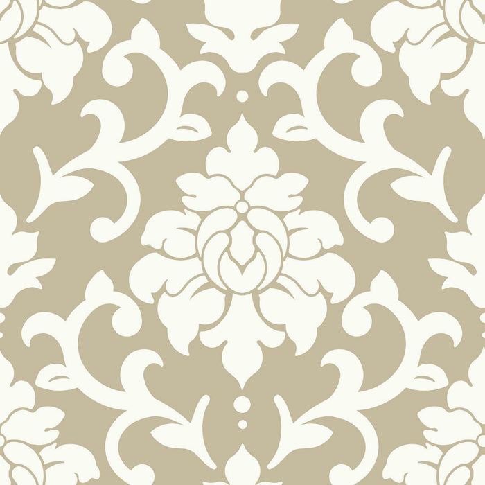 RoomMates Damask Gold Peel & Stick Wallpaper - EonShoppee