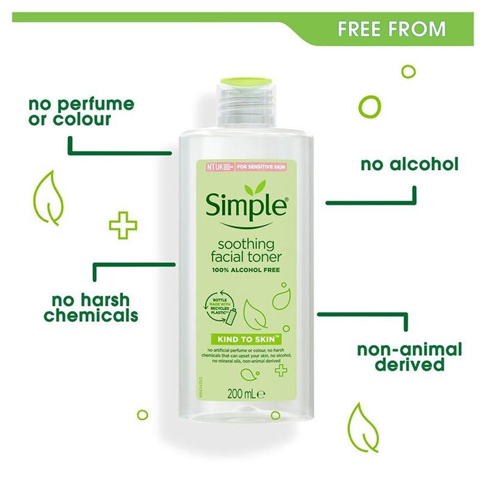 Simple Soothing Facial Toner 200ml